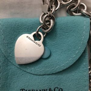 Tiffany and Company size 8 Heart bracelet